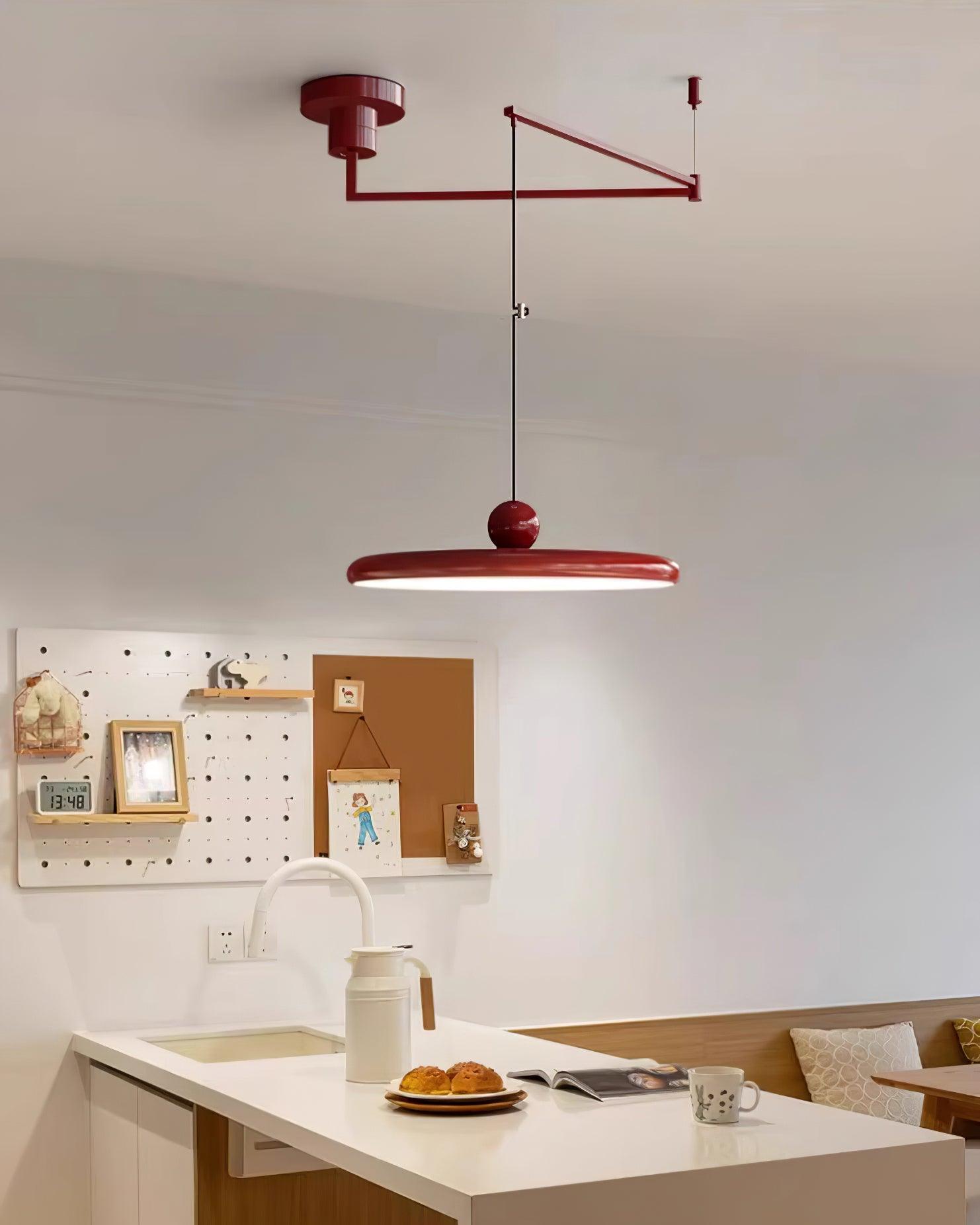 LED-Pendelleuchte zur flächenbündigen Montage