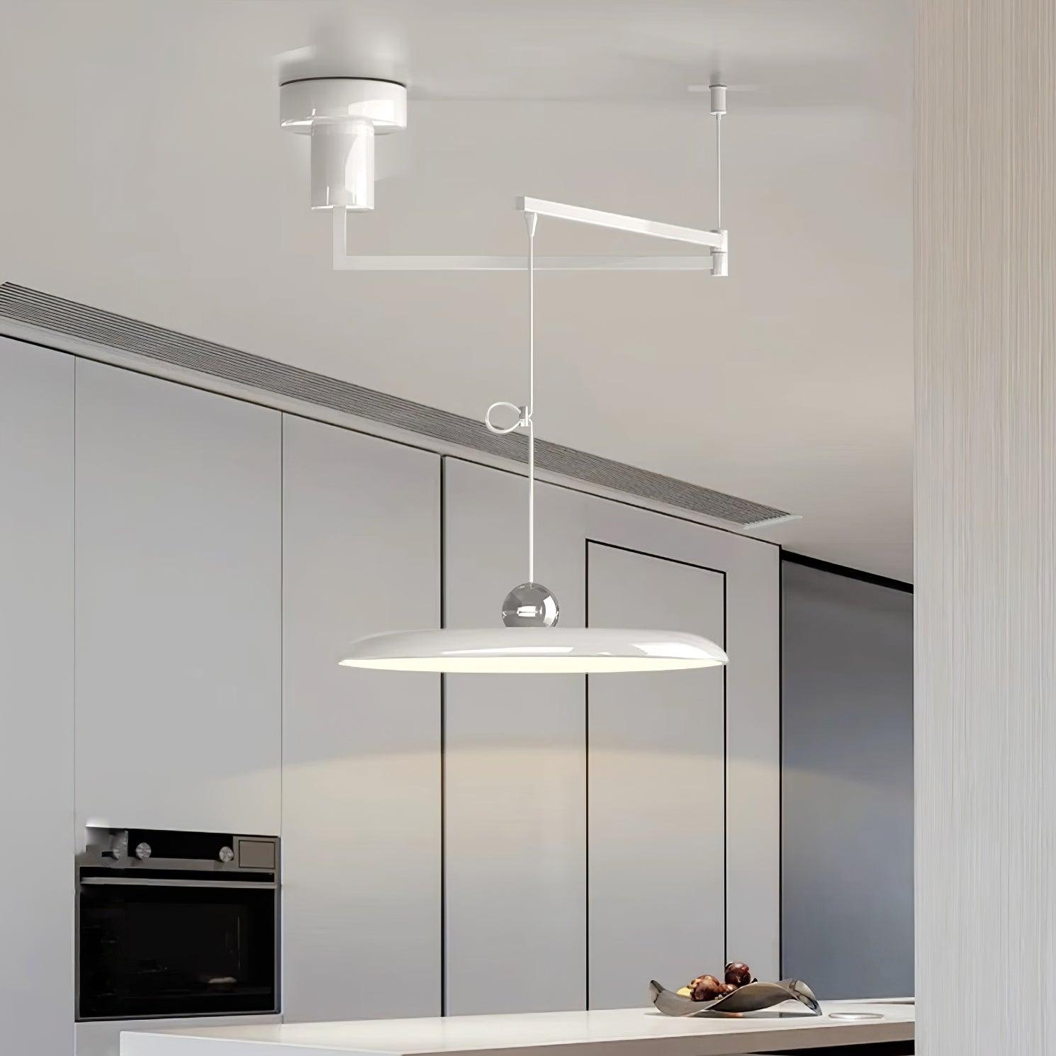 LED-Pendelleuchte zur flächenbündigen Montage
