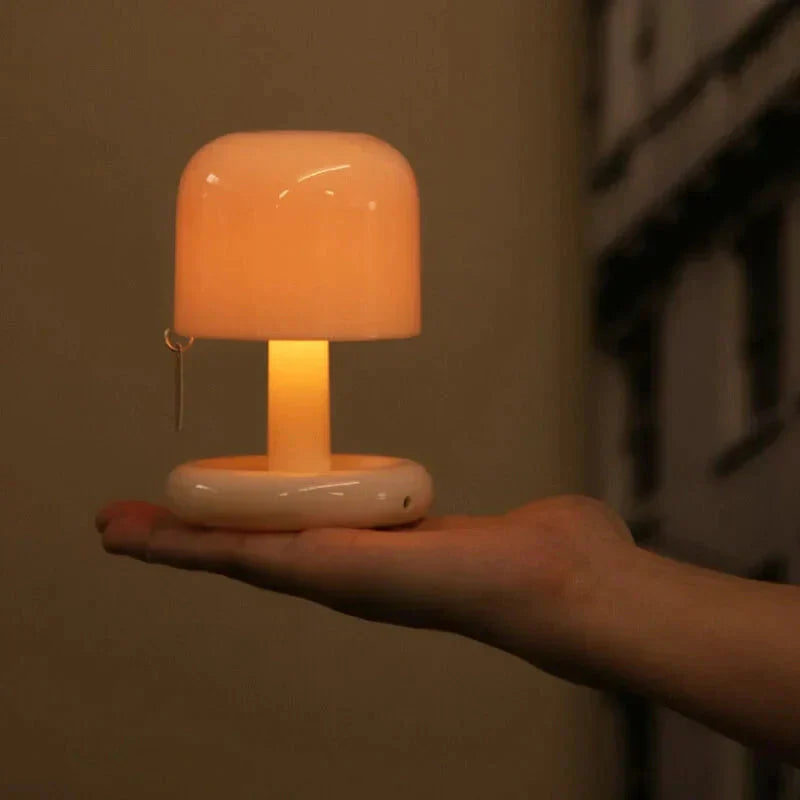 Pilzförmige kabellose Tischlampe