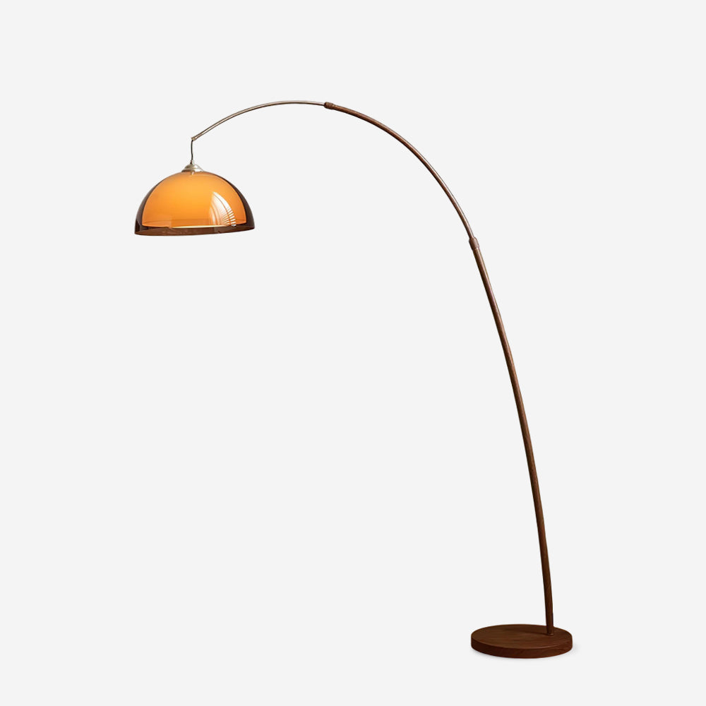Bogen Stehlampe mit Kuppelschirm