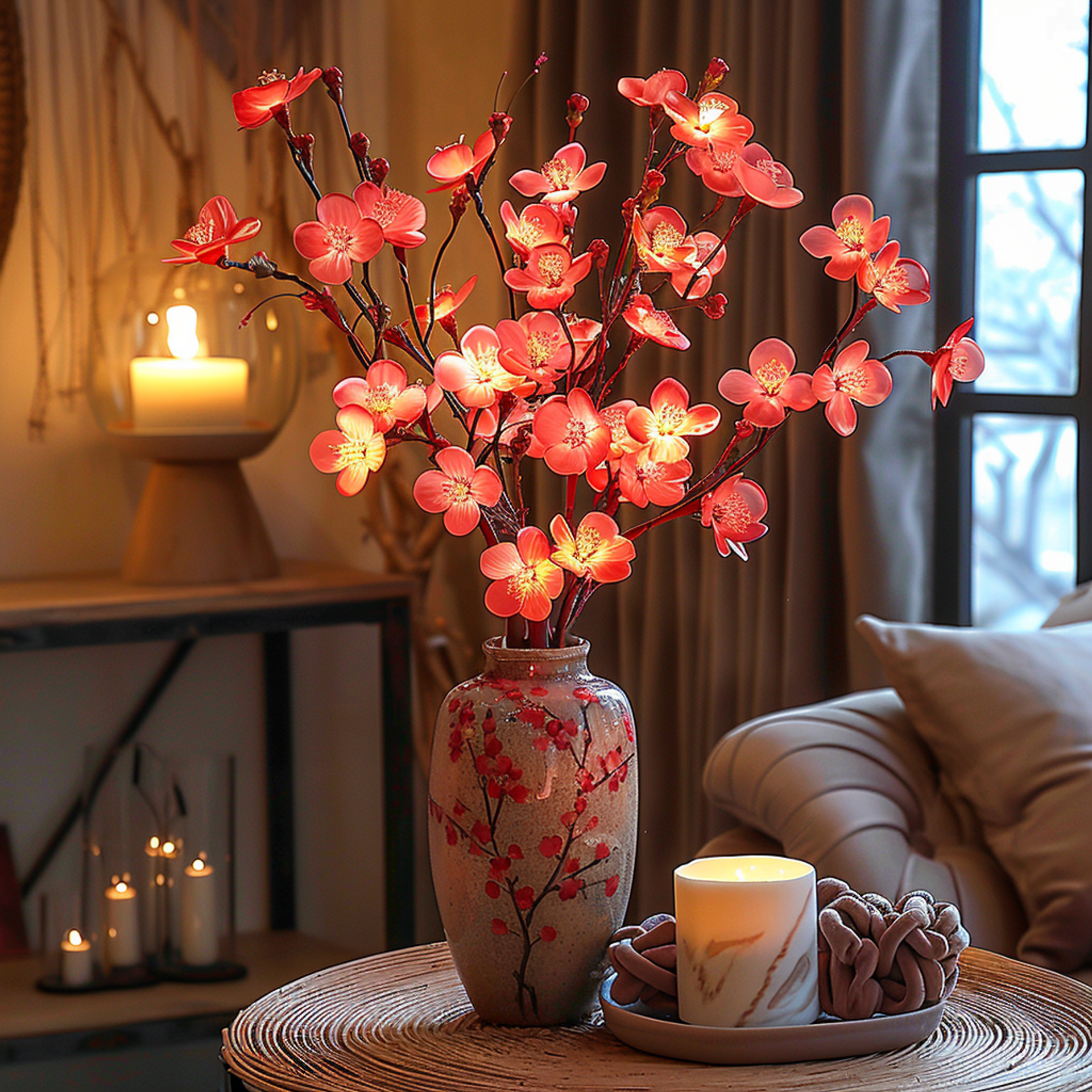 Lichterkette Olivenzweig LED
