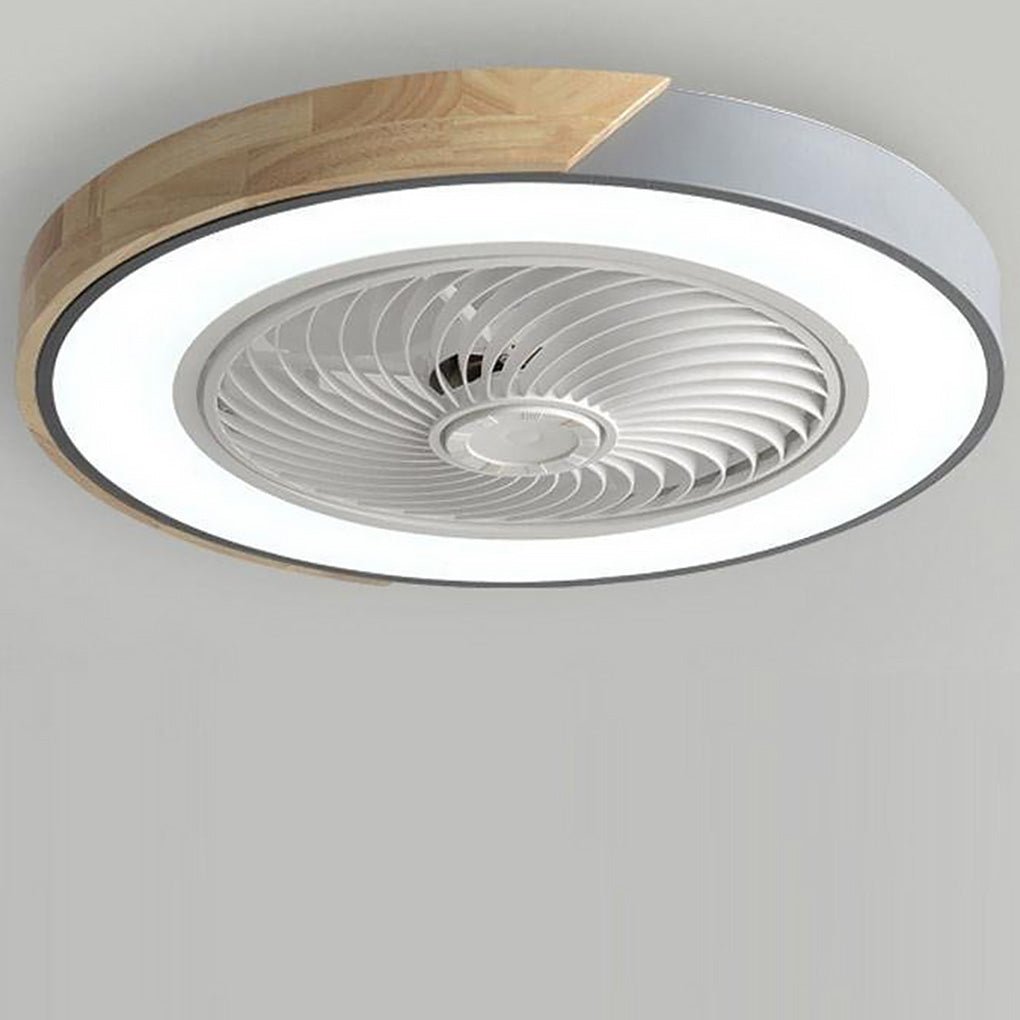 Flacher Deckenventilator mit LED-Beleuchtung