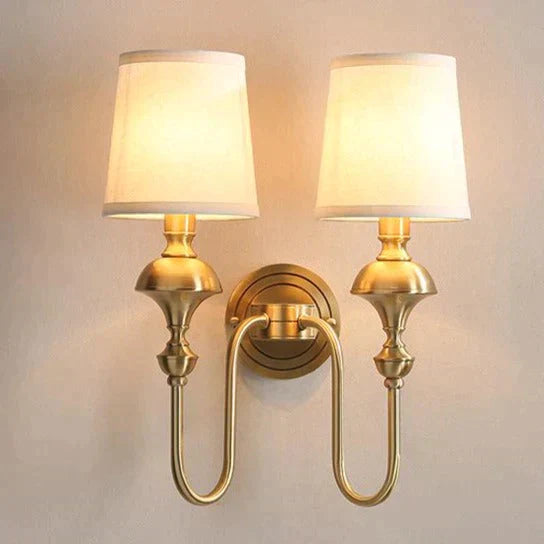 Gebogene Arm Schattierte Wandleuchte