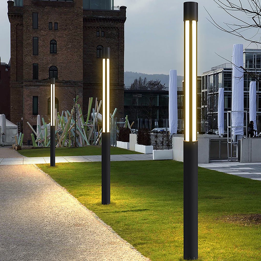 Lineare Säulen-Gartenlampe Stehend