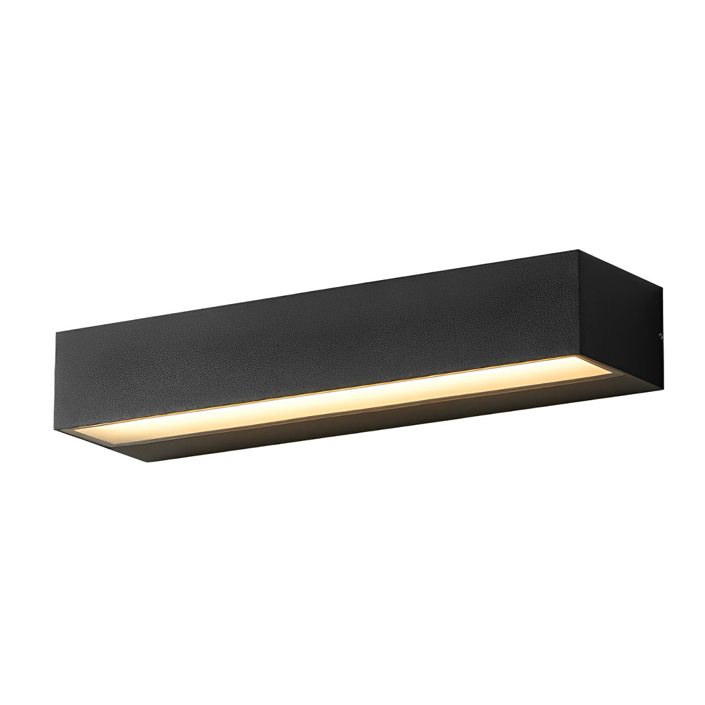Lineare rechteckige Außenwandlampe