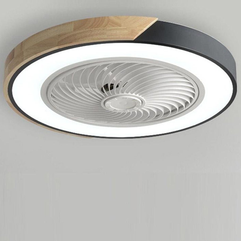 Flacher Deckenventilator mit LED-Beleuchtung