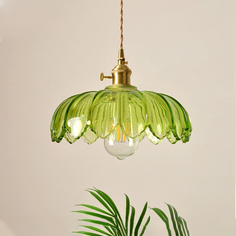 Blumenförmige Pendelleuchte