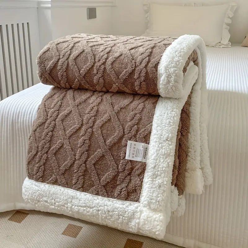 Sherpa-Kuscheldecke