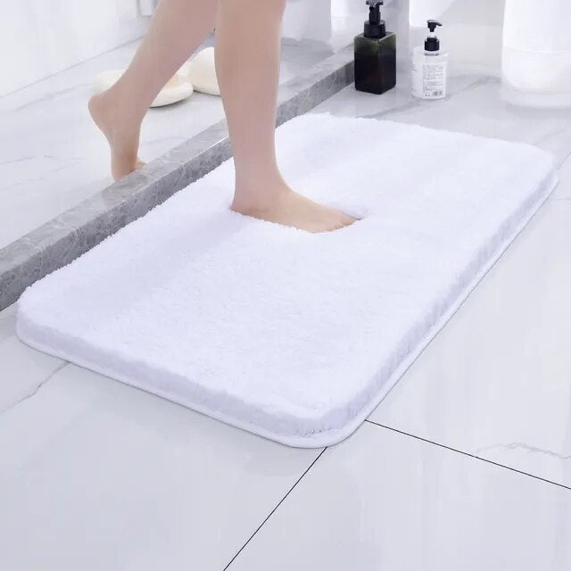 Rutschfeste Plush-Badematte