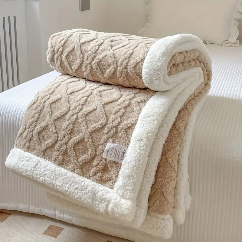 Sherpa-Kuscheldecke
