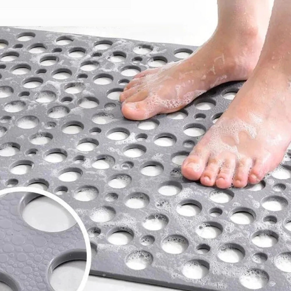 Große Badematte mit rutschfester Beschichtung