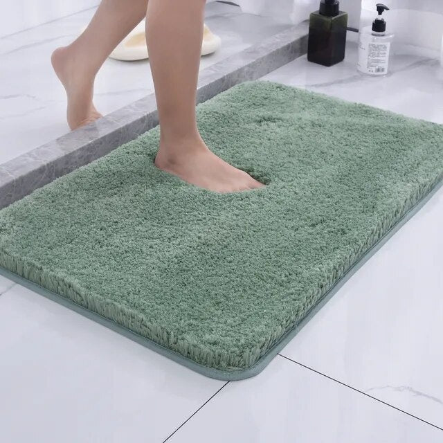 Rutschfeste Plush-Badematte
