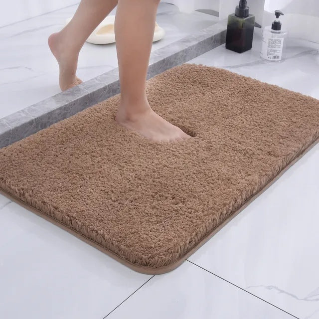 Rutschfeste Plush-Badematte