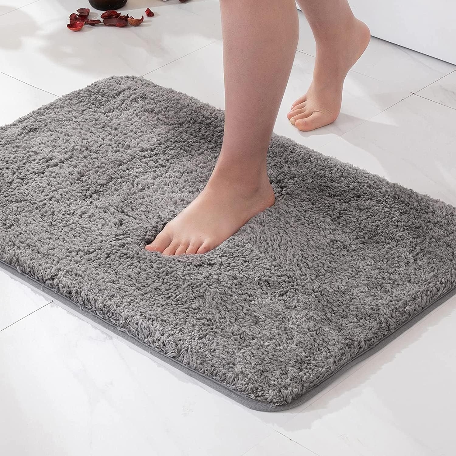 Rutschfeste Plush-Badematte