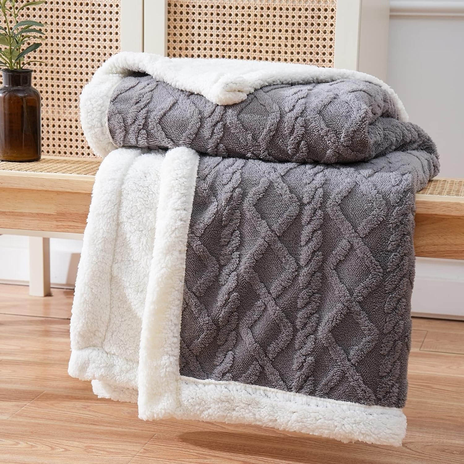 Sherpa-Kuscheldecke