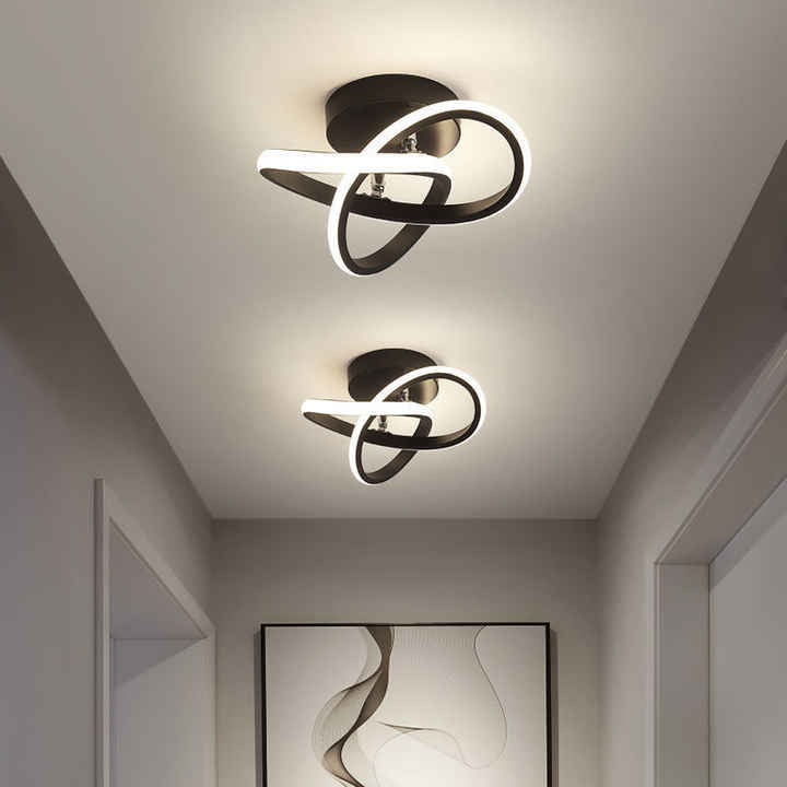 Deckenleuchte mit geometrischem Design