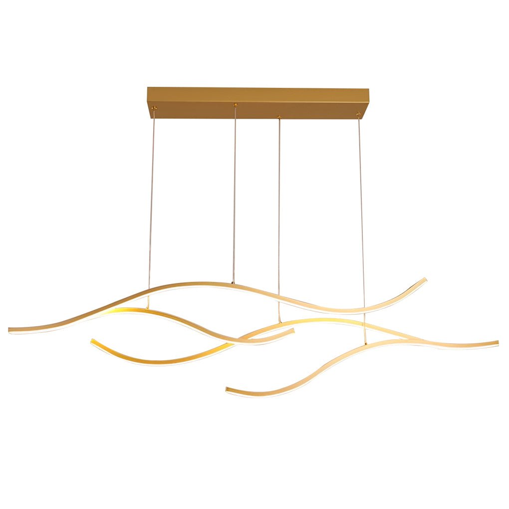 Wellenförmige LED-Linear-Deckenleuchte
