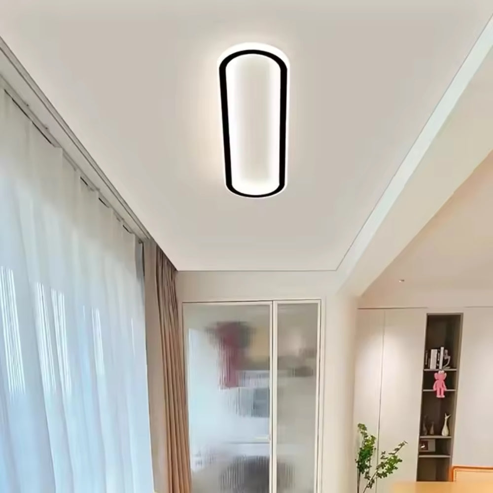 Abgerundete rechteckige Deckenleuchte | LED