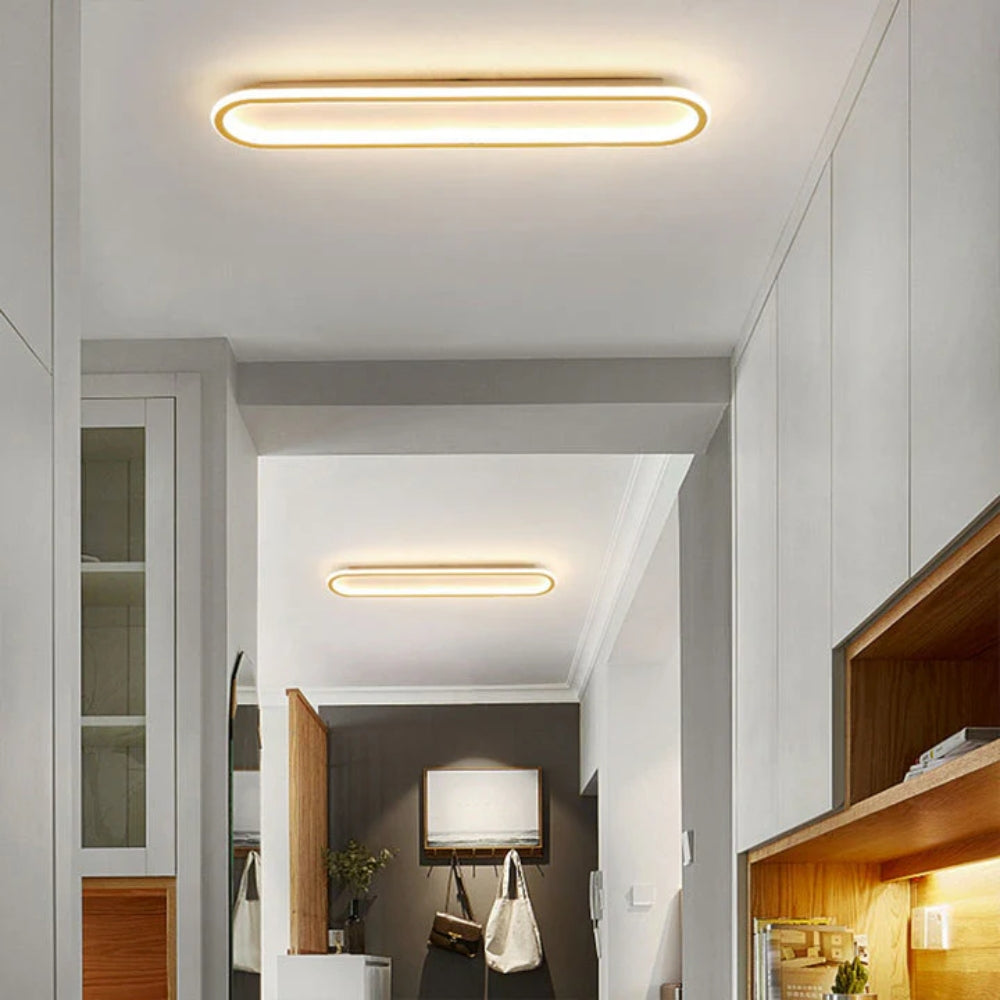 Abgerundete rechteckige Deckenleuchte | LED