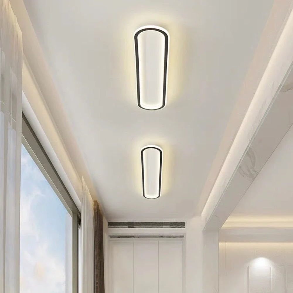 Abgerundete rechteckige Deckenleuchte | LED