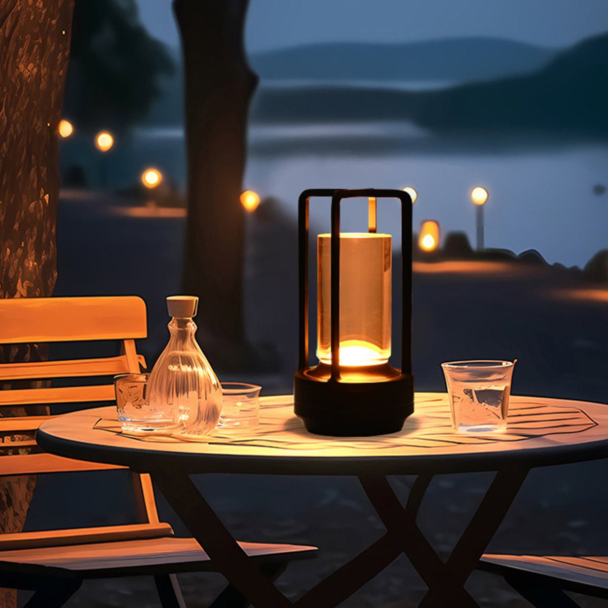 Freistehende Tischlampe Wiederaufladbar und Kabellos