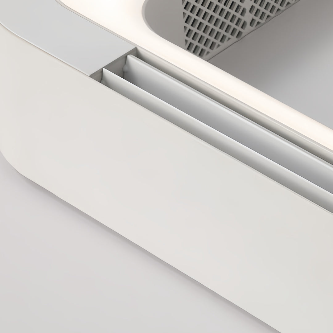 Quadratischer Hohlraum Integrierter Deckenventilator mit Licht
