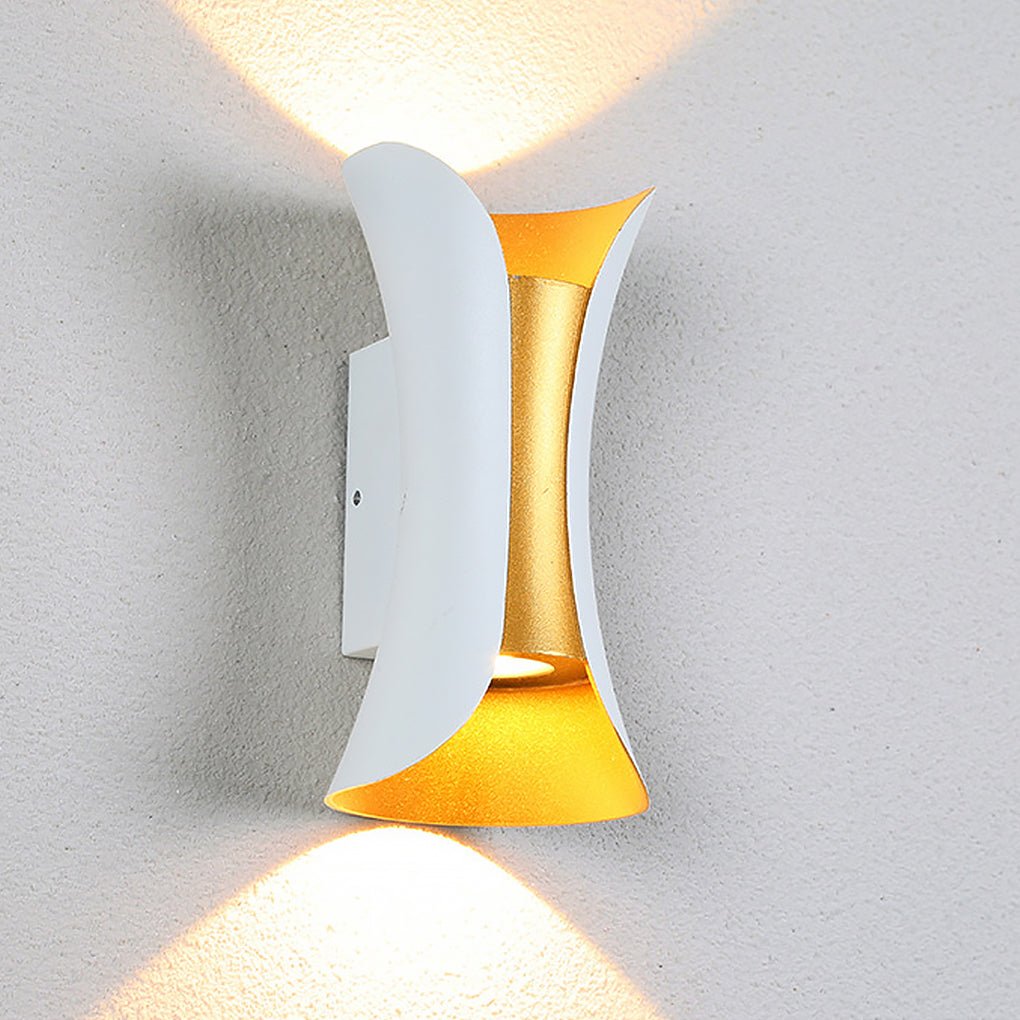 Bogenförmige bidirektionale Wandlampe Außen