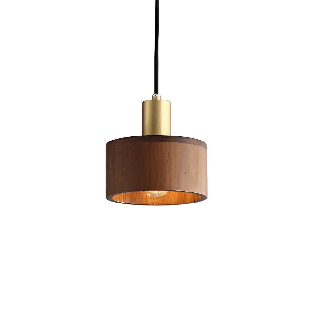 Lineare Pendelleuchten aus Holz