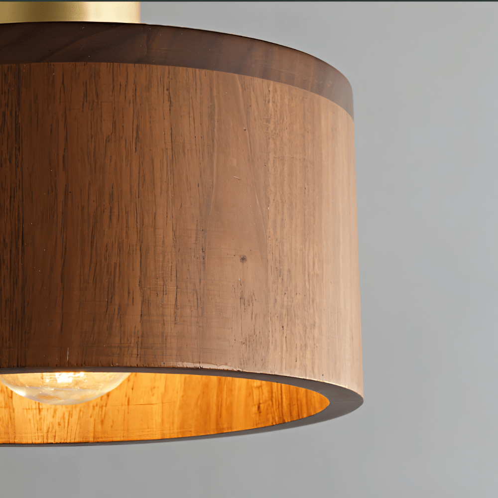 Lineare Pendelleuchten aus Holz