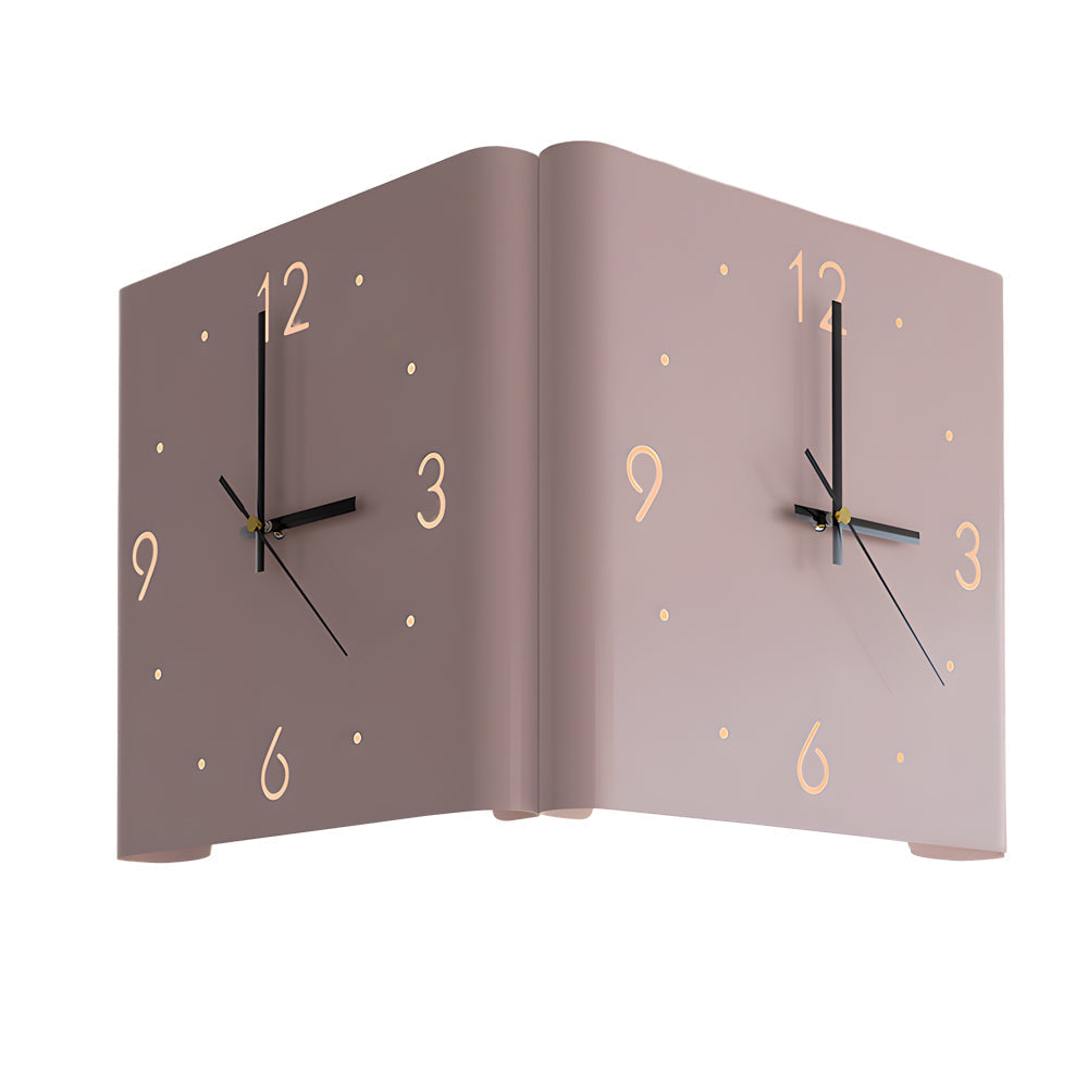 Wanduhr Lampe Quadrat Hinterleuchtet