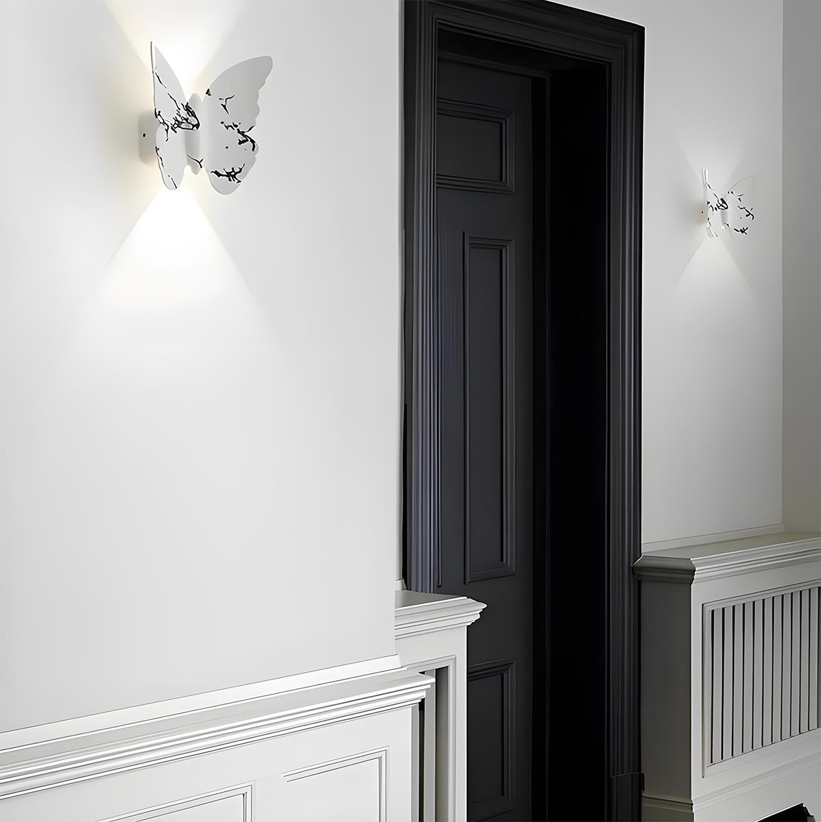 LED Außenwandleuchte mit geometrischem Gehäuse
