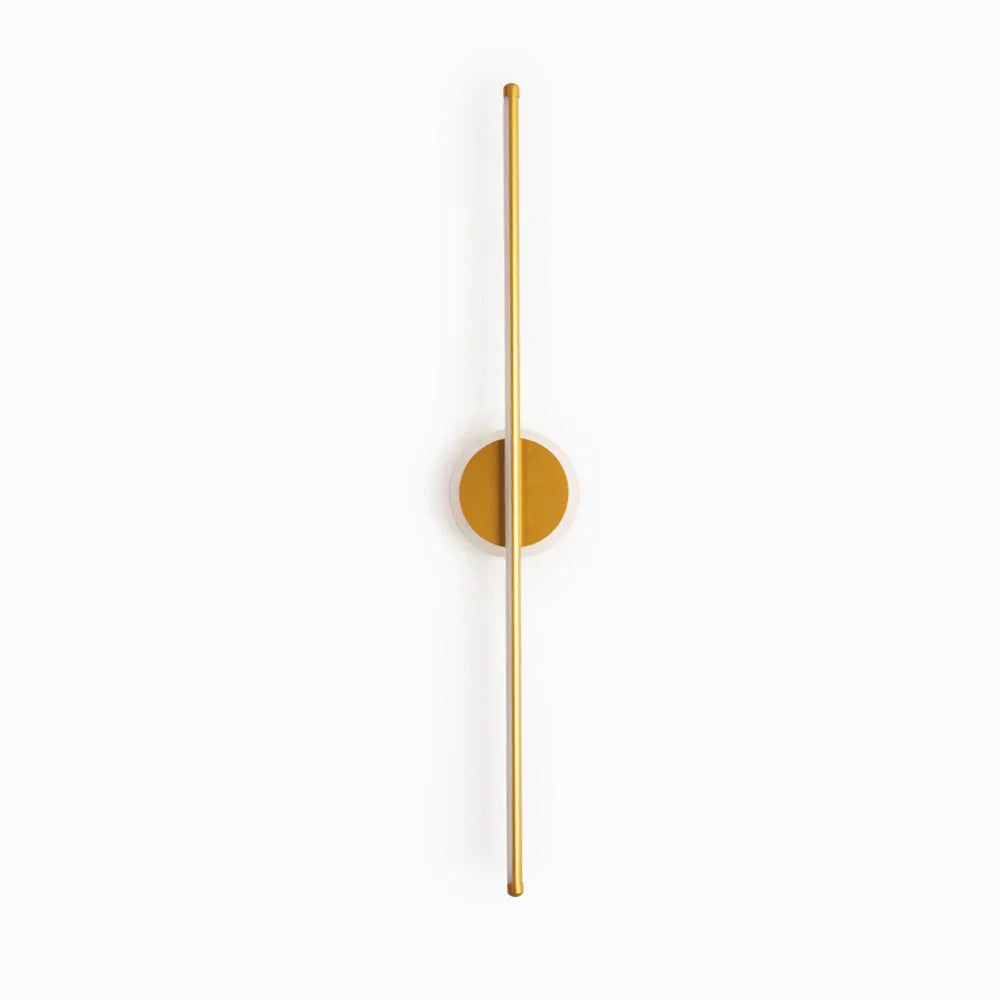 LED Wandleuchte in Linienform mit runder Basis