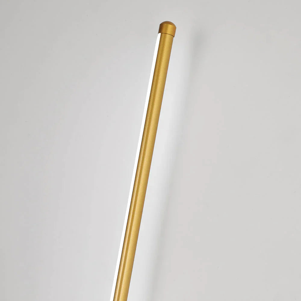 LED Wandleuchte in Linienform mit runder Basis